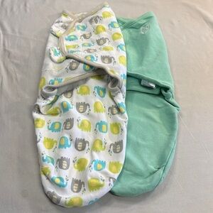 🐥 SwaddleMe - Set of 2 baby Swaddle Blankets